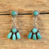 Turquoise Cluster Drop Earrings - Bill & Lou Laweka