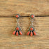 Coral Cluster Drop Earrings - Bill & Lou Laweka