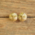 18k Yellow Gold Starburst Earrings