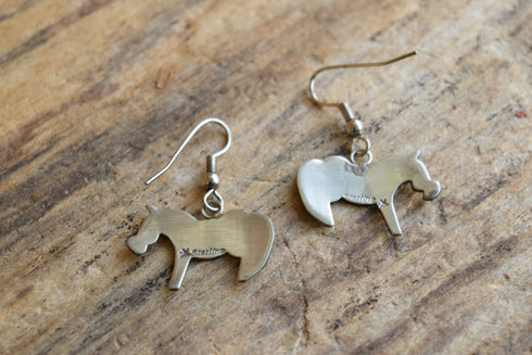 Horse Dangle Hopi Earrings