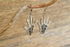 Hopi Hand Shaped Overlay Dangle Earrings