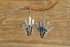 Hopi Hand Shaped Overlay Dangle Earrings