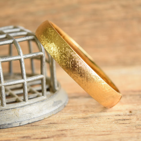 Monet Textured Hinged Bangle Bracelet