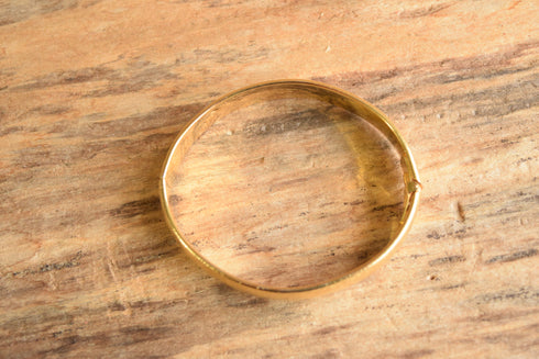 Monet Textured Hinged Bangle Bracelet