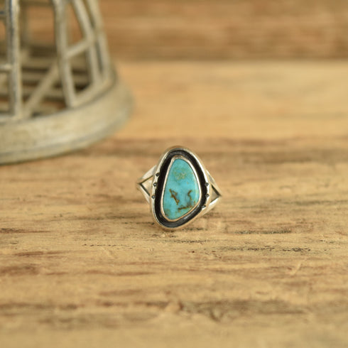 size 6 turquoise southwestern ring