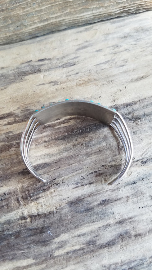 Snake Eye Turquoise Cuff - Zuni