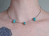 Three Stone Turquoise Choker