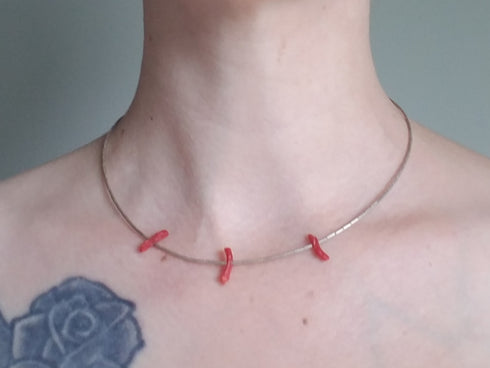 Coral Branch Choker