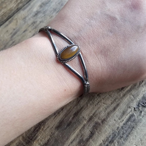 Tiger's Eye Southwestern Cuff