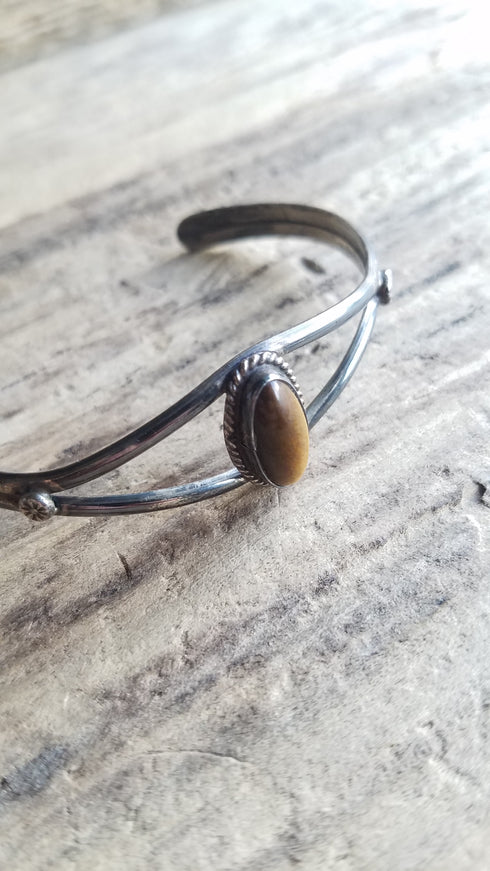 Tiger's Eye Southwestern Cuff