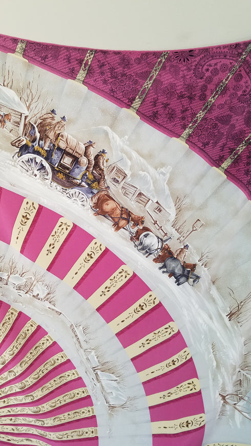 Gucci Pink Fan Scarf