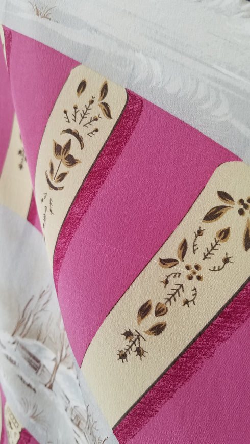 Gucci Pink Fan Scarf