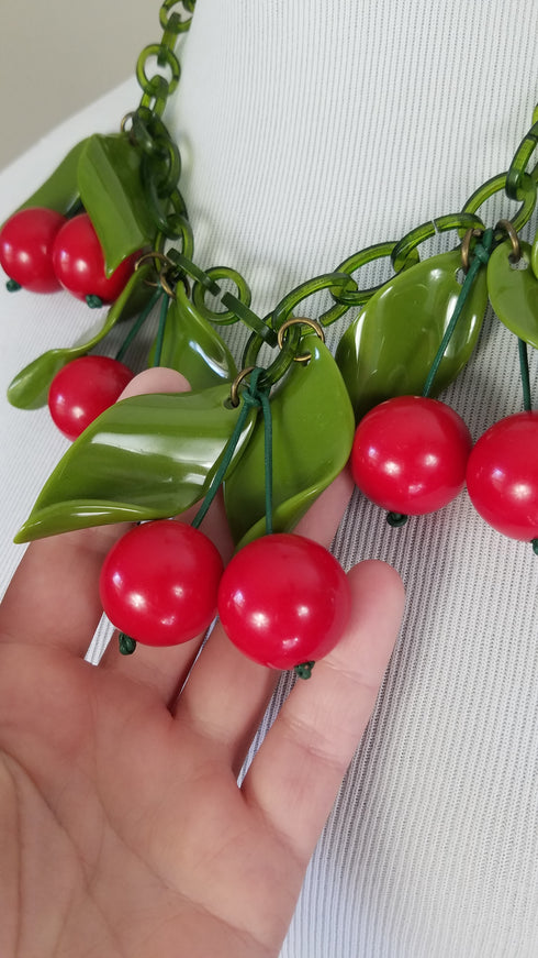 Double Cherry Necklace