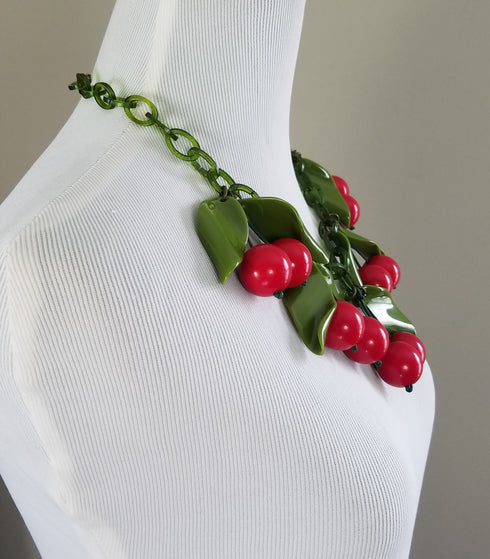 Double Cherry Necklace