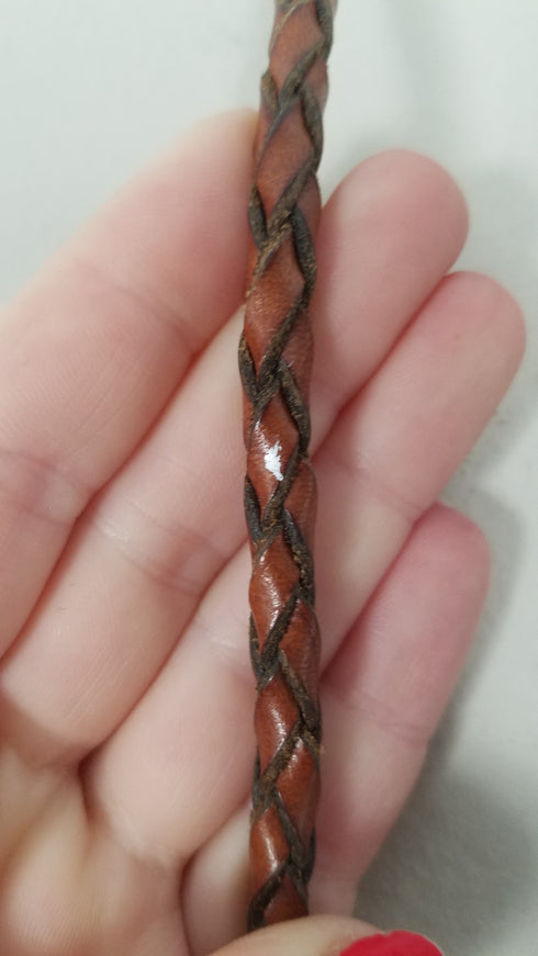 Woven Leather Crossbody