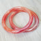 Pink Glass Bangles - Pair