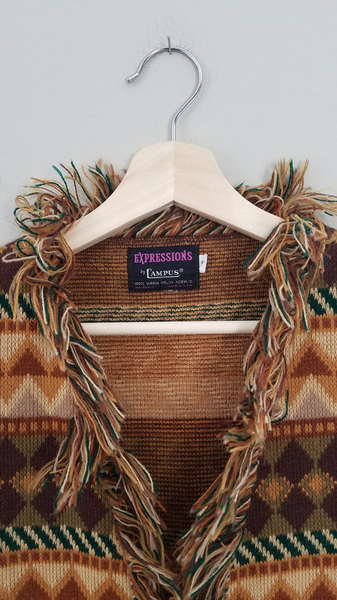 Fringe Sweater Vest