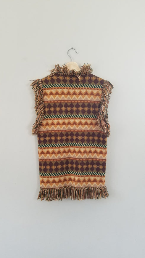 Fringe Sweater Vest