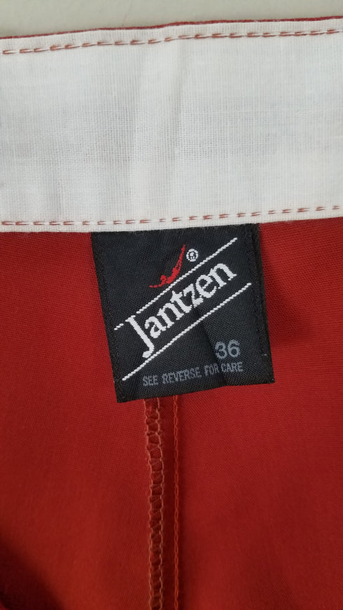 Rust Red Jantzen Shorts