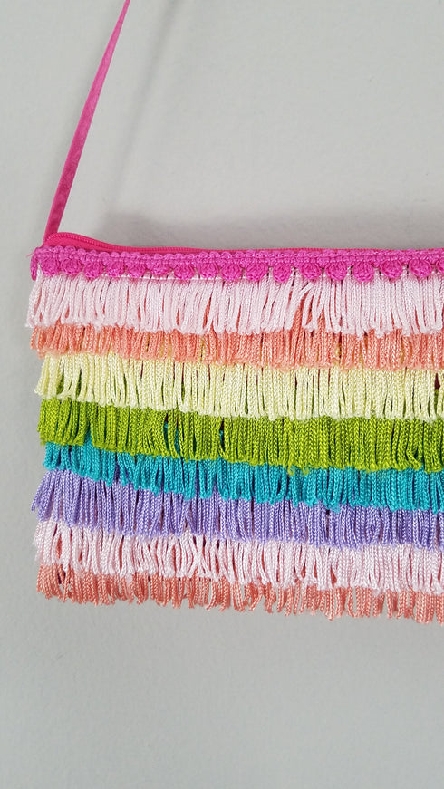 Rainbow Fringe Shoulder Bag