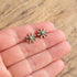 Zuni Turquoise Flower Studs