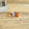 Orange Butterfly Vintage Ring