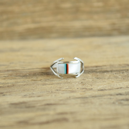 Inlay Stripe Ring - Size 7