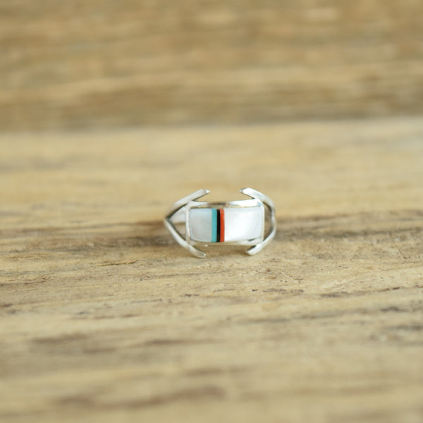 Inlay Stripe Ring - Size 7