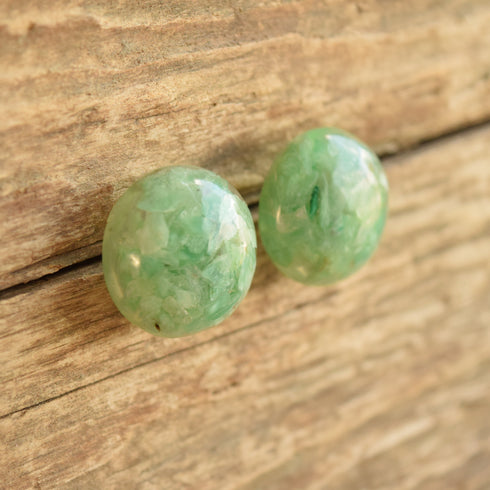 Green Seaside Earrings