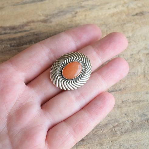 Carolyn Pollack Carnelian Ring - Size 9 +