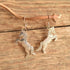 Frank Yazzie Horse Earrings Sterling Silver