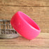 Chunky pink bangle bracelet
