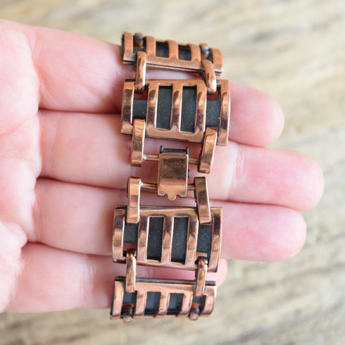 Copper Modernist Bracelet