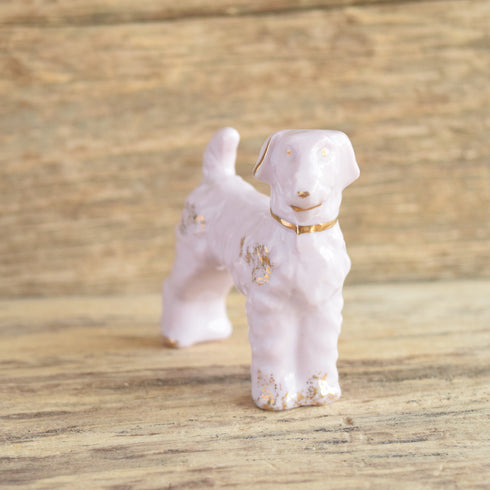 Pink Porcelain Dog