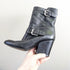 Giuseppe Zanotti black leather heeled boots - 37.5