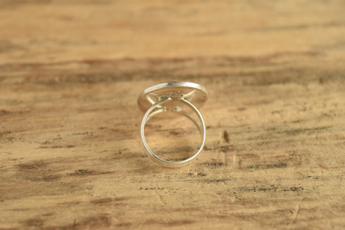 Turquoise Turtle Ring - 7 1/4