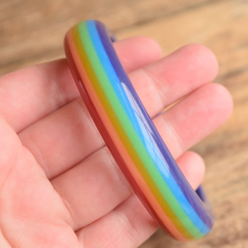 Rainbow Plastic Bangle