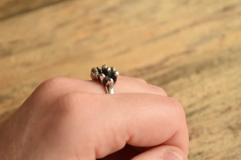 Organic Abstract Modernist Ring - Size 8