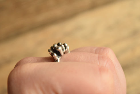 Organic Abstract Modernist Ring - Size 8