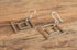 Square Sterling Silver Dangle Earrings
