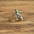 Bill & Lou Laweka Zuni Turquoise Ring - Size 6