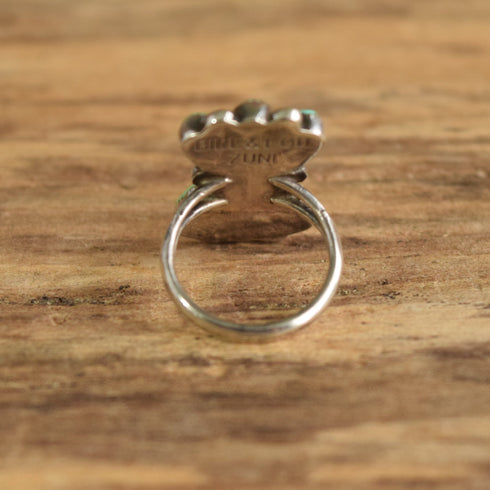 Bill & Lou Laweka Zuni Turquoise Ring - Size 6