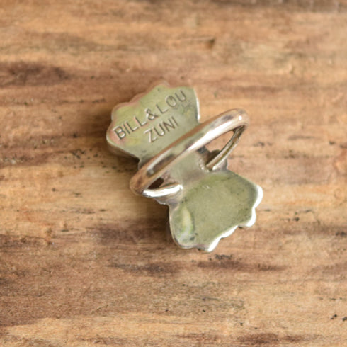 Bill & Lou Laweka Zuni Turquoise Ring - Size 6