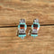 Corn Maiden Stud earrings Zuni Vintage signed TW