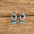 Corn Maiden Stud earrings Zuni Vintage signed TW
