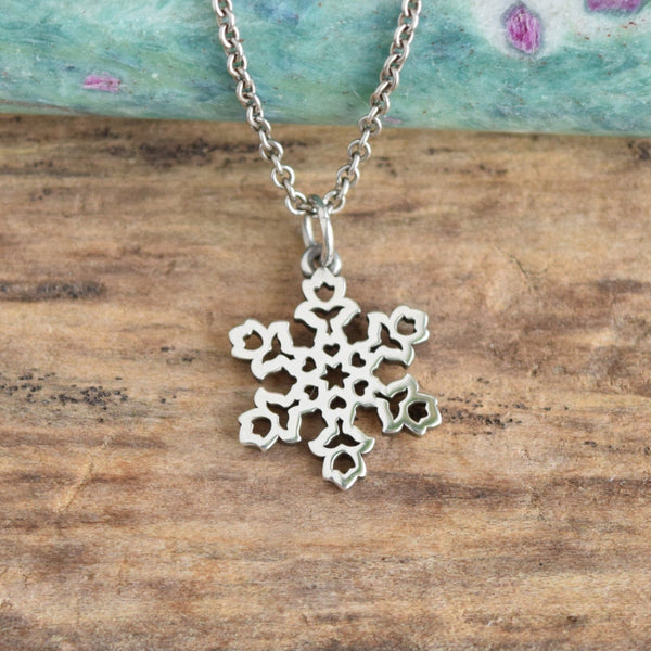 Dutch Snowflake Sterling Silver Pendant Necklace - James Avery