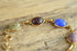 Gemstone Scarab Bracelet - 12 K Gold Filled