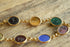 Gemstone Scarab Bracelet - 12 K Gold Filled