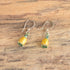 Dangle Pineapple Enamel Sterling Silver Earrings