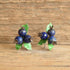 Blueberry Gemstone & Enamel Earrings